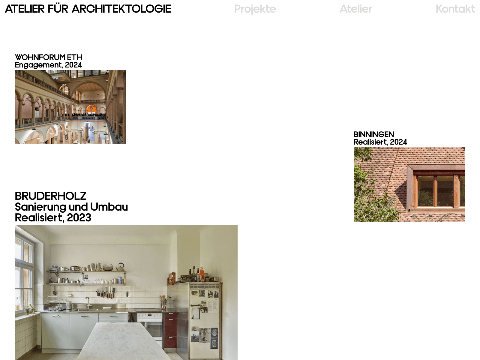 screenshot of architektologie.ch